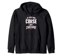 Origine Super Corse Humour Fille Je suis Corse Sweat à Capuche