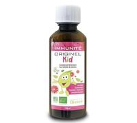 Originel Kid Immunité BIO, Multivitamines Enfants, Défenses Immunitaires, Echinacée, Églantier, Pépins de Pamplemousse, Acérola, Vitamine C, Flacon 150 ml, Fabrication Française, Laboratoires DIOTER