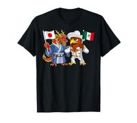 Origines japonaises et mexicaines Drapeau du Japon Canada T-Shirt