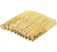 OriGlam 10pcs anches de saxophone alto sax 2,5 anches, anches de saxophone alto bE Lade bambou 2-1/2 anches force 2,5 pour clarinette, soprano ou sax alto