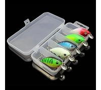 OriGlam 5 couleurs 7,5 cm Leurres de pêche Méné CrankBaits Petit équipement de pêche