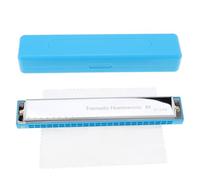 OriGlam Harmonica blues à 24 trous, clé de do, harmonica vibrato avec bouche, harmoc avec étui pour débutants, adultes, étudiants