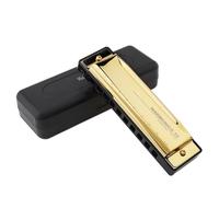 OriGlam Harmonica diatonique en do avec 10 trous et 20 mélodies en Do pour débutants et adultes avec étui et chiffon de nettoyage