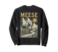 Orignal Faune Nature Montagnes Forêt Bois Extérieur Sweatshirt