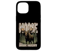 Orignal la Magistrature Nordique tête de Couronne des forêts du Nord Coque pour iPhone 15