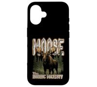 Orignal la Magistrature Nordique tête de Couronne des forêts du Nord Coque pour iPhone 16
