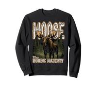 Orignal la Magistrature Nordique tête de Couronne des forêts du Nord Sweatshirt
