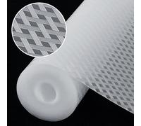 Origuuds Tapis Fond de Tiroir, Tapis de tiroir Non-Adhésif Antiderapant, Tapis de Frigo Peut être Coupé en Taille pour Protection Tiroir Placard Cuisine (Transparent/50cm x 600cm)