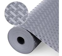 Origuuds Tapis Fond de Tiroir, Tapis de tiroir Non-Adhésif Antiderapant, Tapis de Frigo Peut être Coupé en Taille pour Protection Tiroir Placard Cuisine (Gris/50cm x 600cm)