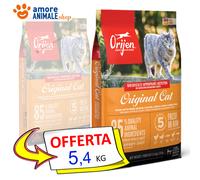 ORIJEN Cat Original → 5,4 KG - Croquettes pour Chat, Nourriture Sec Chats