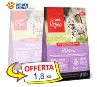 Orijen Chat KITTEN → 1,8 Kg - Croquettes Pour Gattins, Sec Pour Gattins