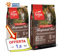 Orijen Chat REGIONAL RED → 340 Gr / 1,8 - 5,4 Kg - Croquettes Chats, Sec Gato