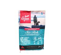ORIJEN Six Fish - Alimentation sèche pour Chien Toutes Étapes de Vie Poissons Sauvages Aliment 6000 g