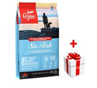 Orijen Six Fish Dog 11,4kg+Surprise