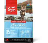 ORIJEN Whole Prey Croquettes pour chats aux 6 poissons - 1,8 kg