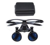 ORILAO Loupes binoculaires chirurgicales portables antibuée 2,5 x 420 mm (Noir)