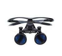 ORILAO Loupes jumelles à grossissement x3,5, distance de travail de 420 mm, large champ de vision, moins de réflexion de la lumière, populaires parmi les étudiants dentaires et les dentistes