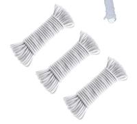 ORIMERC 45m 6mm Auto-arrosage Capillaire Mèche Cordon Vacances Plant Sitter DIY Hydroponique Mèche Auto-Arrosage Jardinière Pot Système d'eau Automatique Dispositif En Pot Auto Semis Abreuvoir Corde