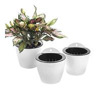 ORIMERC Lot de 3 Pots de jardinière Suspendus à arrosage Automatique Fenêtre de Jardin Verticale Montage Suspendu Herbes de Cuisine Balcon Balustrade Étagère Clôture Chambre Treillis (3*Grand)