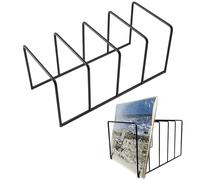 Orimommth Étagère de rangement en métal pour disques vinyles - Présentoir de rangement pour disques vinyles jusqu'à 50 disques vinyles CD - Support pour décoration de bureau