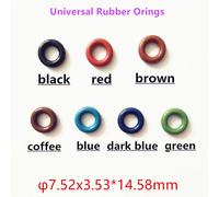 Oring universel en caoutchouc pour injecteur de carburant, 150 pièces, joints toriques pour ASNU08C GB3-100, Kit de réparation/kit de Service AY-O2012 brown-2012B