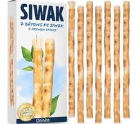 ORINKO 7 Bâtons de Siwak - Miswak Brosse à Dents Naturelle Écologique et Vegan - Soin de la Bouche Traditionnel et Blanchiment des Dents