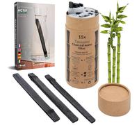 Orinko - Binchotan Bio x15 - Charbon Actif Eau de Bambou Takesumi pour Purification d'Eau - Filtration Carafe, Gourde, Bouteille