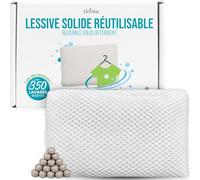 ORINKO Lessive Écologique Réutilisable aux Billes de Magnésium, 350 Lavages | Hypoallergénique, Lave sans Détergent, Alternative Zéro Déchet en Sachet de Coton Lavable, 1 An de Lavage, Marque Française