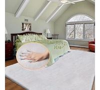 ORINOVA Tapis Gris Moelleux 240x300 cm Tapis Fausse Fourrure Doux Salon Chambre Lavable Grand Poil Ras Area Carpet Rectangulaire