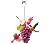 Oriole Bird Feeder- 10.24x7.09 Inches Garden Fruit Dispenser With Hook | Outdoor Bird Feeder Hanging Fruit Rack For Garden Backyard Patio Lawn Window Balcony Deck Black Hook Hanging