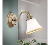 ORION Applique murale TILDA, dimmable, Salon / Salle à manger, Verre, Applique Murale