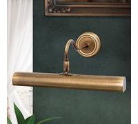 ORION Applique tableau Lariga en laiton ancien 35 cm Lariga, dimmable, bronze, Salon / Salle à manger, Métal, Applique Murale