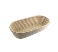 ORION Banneton à Pain | Moule pour Faire Lever Votre Pain | Moule à Pain en Rotin pour Pain Ovale 32 x 15 cm | Hauteur 9 cm
