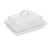 ORION Beurrier en porcelaine avec couvercle et poignée pour beurre 250 g