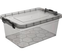 Orion Boîte de rangement Boîte de rangement polyvalente avec couvercle Clips pour aliments Jouets 14l
