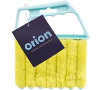 Orion Brosse de nettoyage pour stores vénitiens Microfibre jaune Brosse à poussière 7 doigts