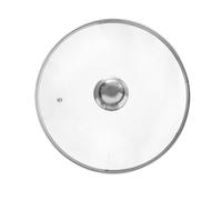 ORION Couvercle en verre avec anneau en acier inoxydable pour casserole Poêle Verre résistant à la chaleur Ø 26 cm