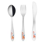 ORION Couverts pour enfants Cuillère Fourchette Couteau 3 pièces
