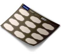 ORION Étiquettes adhésives Stickers autocollants pour verres Eimach 12 pcs.