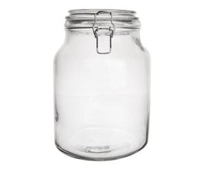 orion group Bocal en verre avec fermeture à étrier brevetée 3,4 l, Boite de Conservation Alimentaire Hermétique