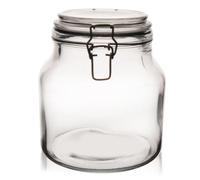 orion group Bocal en verre hermétique pour conservation alimentaire avec fermeture à étrier brevetée 2,4 l