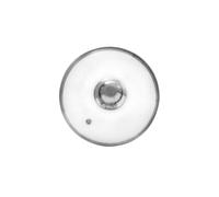 Orion Couvercle en verre ORION – anneau inox – résistant 200 °C – Ø 14 cm