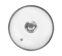 orion group Couvercle en verre avec anneau en acier inoxydable pour casserole et poêle | Ø (20 cm) 14, 16, 18, 20, 22, 24, 26, 28, 30, 32 cm | Verre résistant à la chaleur 200 °C | Couvercle universel