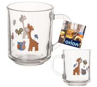 orion group Gobelet en verre pour enfants Girafe 230 ml