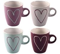 Tasses en céramique 230 ml 4 pièces