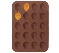 orion group Moule en silicone pour biscuits, cookies, noix, 27,5 x 18,5 x 1,3 cm