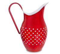 orion group Pichet émaillé Rouge à pois 2,5 l