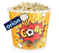 orion group Seau à pop-corn - Conteneur pour pop-corn et chips - 2,3 l