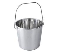 ORION GROUP Seau de cuisine en acier inoxydable | 12 l | Seau à nourriture, seau à lait en acier inoxydable alimentaire