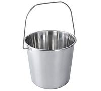 ORION GROUP Seau de cuisine, en acier inoxydable, récipient à lait, à aliments, 18 l